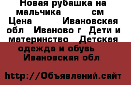 Новая рубашка на мальчика 110-116 см › Цена ­ 400 - Ивановская обл., Иваново г. Дети и материнство » Детская одежда и обувь   . Ивановская обл.